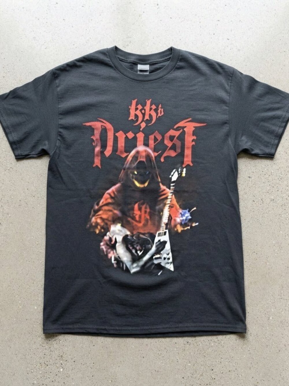 KK's Priest The Sinners Ride Again US Tour 2026 Grim Reaper Graphic Black Tee